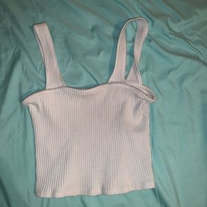 White crop top